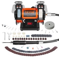 Kaksoishiontalaite Vevor, 3590 RPM, 150 mm, 50 W hinta ja tiedot | Hiomakoneet | hobbyhall.fi