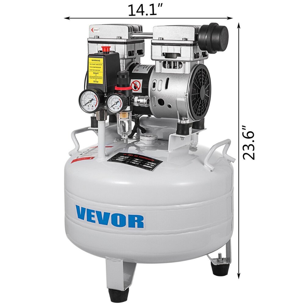 Ilmakompressori Vevor, 30L, 850W hinta ja tiedot | Kompressorit | hobbyhall.fi