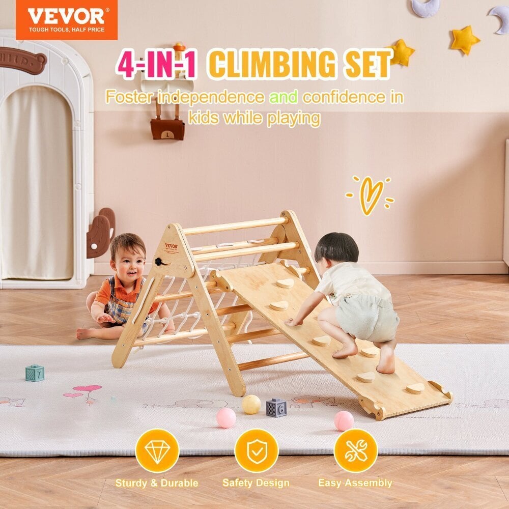 4-in-1 Montessori kiipeilylelu Vevor, 1–3-vuotiaille lapsille hinta ja tiedot | Kehittävät lelut | hobbyhall.fi