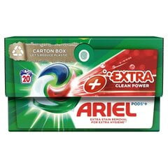 Ariel Extra Clean pesukapselit, 20 kpl, 4 kpl hinta ja tiedot | Pyykinpesuaineet | hobbyhall.fi