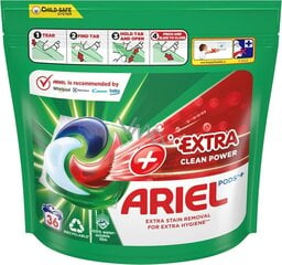 Ariel Extra Clean pesukapselit, 36 kpl, 3 kpl hinta ja tiedot | Pyykinpesuaineet | hobbyhall.fi