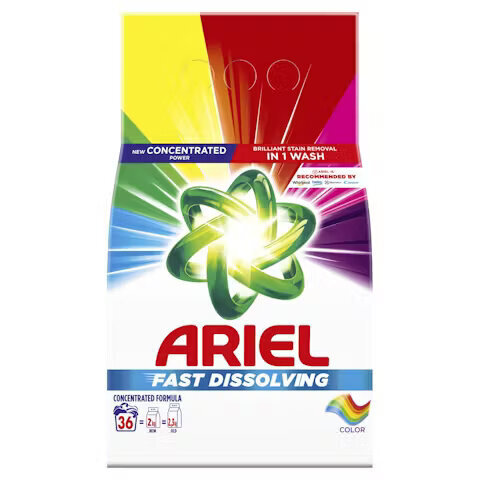 Ariel Color Pesujauhe, 36 kpl / 1,98 kg, 5 kpl hinta ja tiedot | Pyykinpesuaineet | hobbyhall.fi