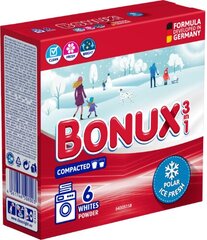 Bonux Polar Ice Fresh Pesujauhe, 0,39kg / 6 kpl, 7 kpl hinta ja tiedot | Pyykinpesuaineet | hobbyhall.fi