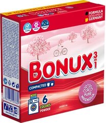 Bonux Pure Magnolia Pesujauhe, 0,39kg / 6 kpl, 6 kpl hinta ja tiedot | Pyykinpesuaineet | hobbyhall.fi