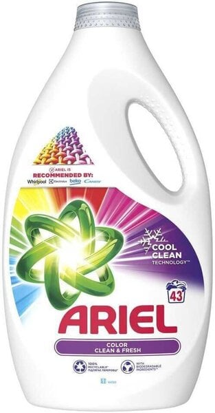 Ariel Color Nestemäinen pesuaine, 43 kpl / 2,15 l, 4 kpl