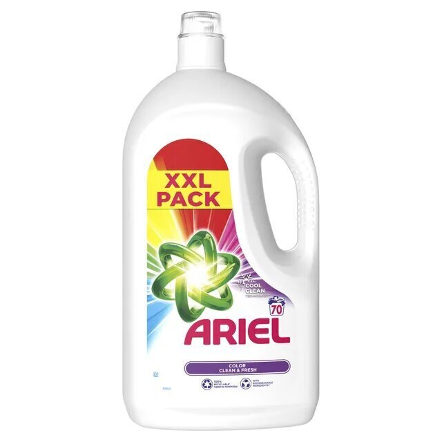 Ariel Color Nestemäinen pesuaine, 70 fl. / 3,5 l, 3 kpl hinta ja tiedot | Pyykinpesuaineet | hobbyhall.fi