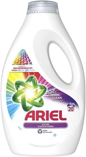 Ariel Color Nestemäinen pesuaine, 20 kpl / 1,1 l, 5 kpl