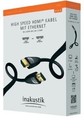 Kaapeli HDMI-HDMI liittimet 1,5m (HDMI 2.0) musta, inakustik STAR hinta ja tiedot | Kaapelit ja adapterit | hobbyhall.fi