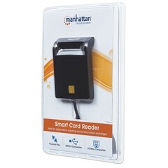 Muistikortinlukija Manhattan, USB, Plug&Play, musta hinta ja tiedot | Adapterit | hobbyhall.fi