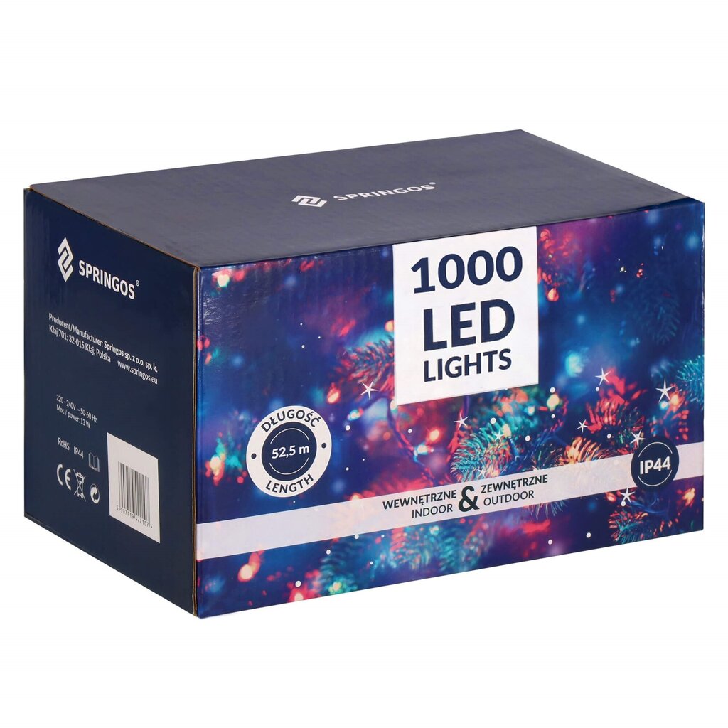 CL1001 JOULUVALOT 1000 LEDiä hinta ja tiedot | Jouluvalot | hobbyhall.fi