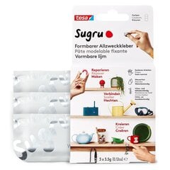 Sugru kirjoittanut Tesa - Formable All -Purpose -liima, 3 -pakkaus, 3 x 3,5 g, valkoinen - monipuolinen liima polvi - sisustamiseen, liimaamiseen, korjaamiseen ja luoviin DIY -sovelluksiin hinta ja tiedot | Maalit | hobbyhall.fi