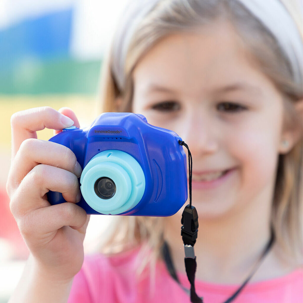 Ladattava lasten digikamera peleillä Kiddak InnovaGoods hinta ja tiedot | Kamerat | hobbyhall.fi