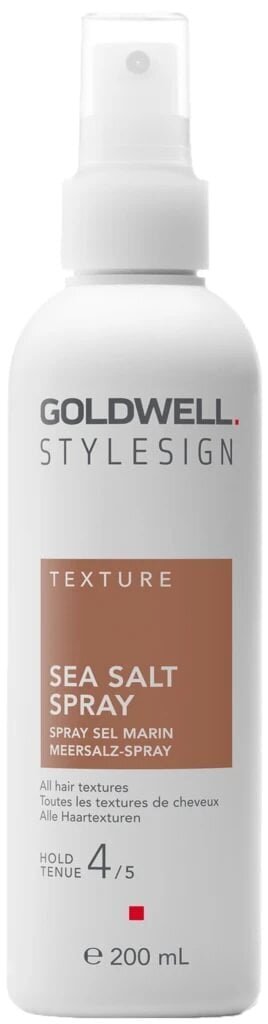 Suihke hiusten rakenteeseen Goldwell StyleSign Texture Sea Salt Spray (4) 200 ml hinta ja tiedot | Kampaamotuotteet | hobbyhall.fi