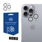 Kameran suojalasi 3mk Lens Pro Apple iPhone 16 Pro/16 Pro Max musta hinta ja tiedot | Puhelimen lisätarvikkeet | hobbyhall.fi