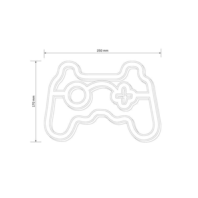 Koristevalo - NEON PAD USB A + paristokäyttö 327161 hinta ja tiedot | Lastenhuoneen valaisimet | hobbyhall.fi