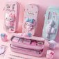 Pu Suuren kapasiteetin kynäkotelo Kawaii Hellokitty Cinnamoroll Melody Koulukynät Laukku Pussi Kynäkotelo Tarvikkeet Paperitarvikkeet hinta ja tiedot | Penaalit | hobbyhall.fi