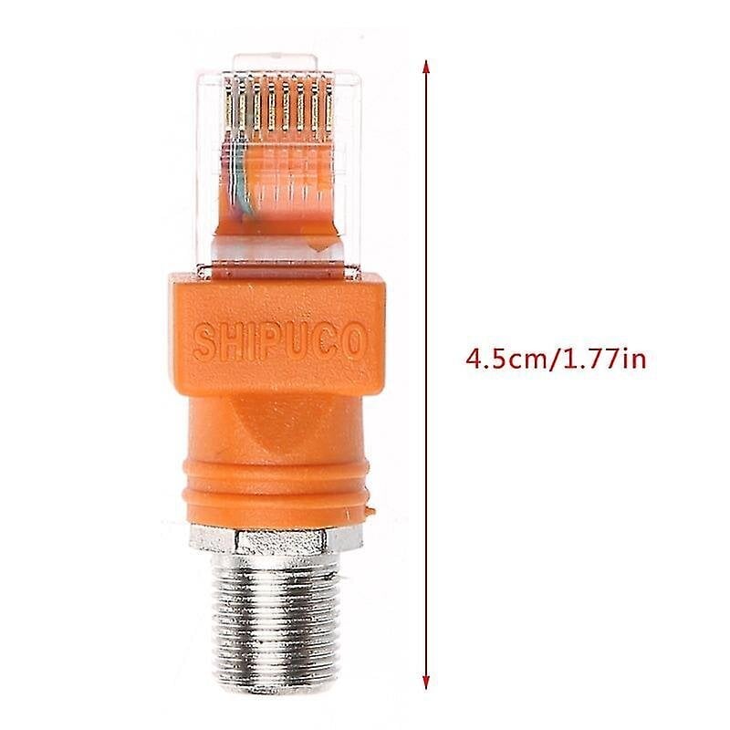 F naaras - Rj45 uros koaksiaalinen piippuliitinsovitin Rj45 - Rf-liitin muunnin hinta ja tiedot | USB-sovittimet äänentoistoon | hobbyhall.fi