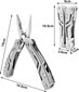 Monitoimipihdit, 24-in-1-työkalu, täydellinen ulkoiluun, kalastukseen, retkeilyyn, hopea hinta ja tiedot | Monitoimityökalut ja veitset retkeilyyn | hobbyhall.fi