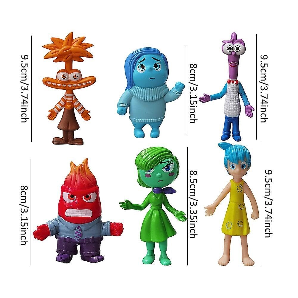 Figuurisetti Disney Pixar Inside Out 6 kpl hinta ja tiedot | Tyttöjen lelut | hobbyhall.fi