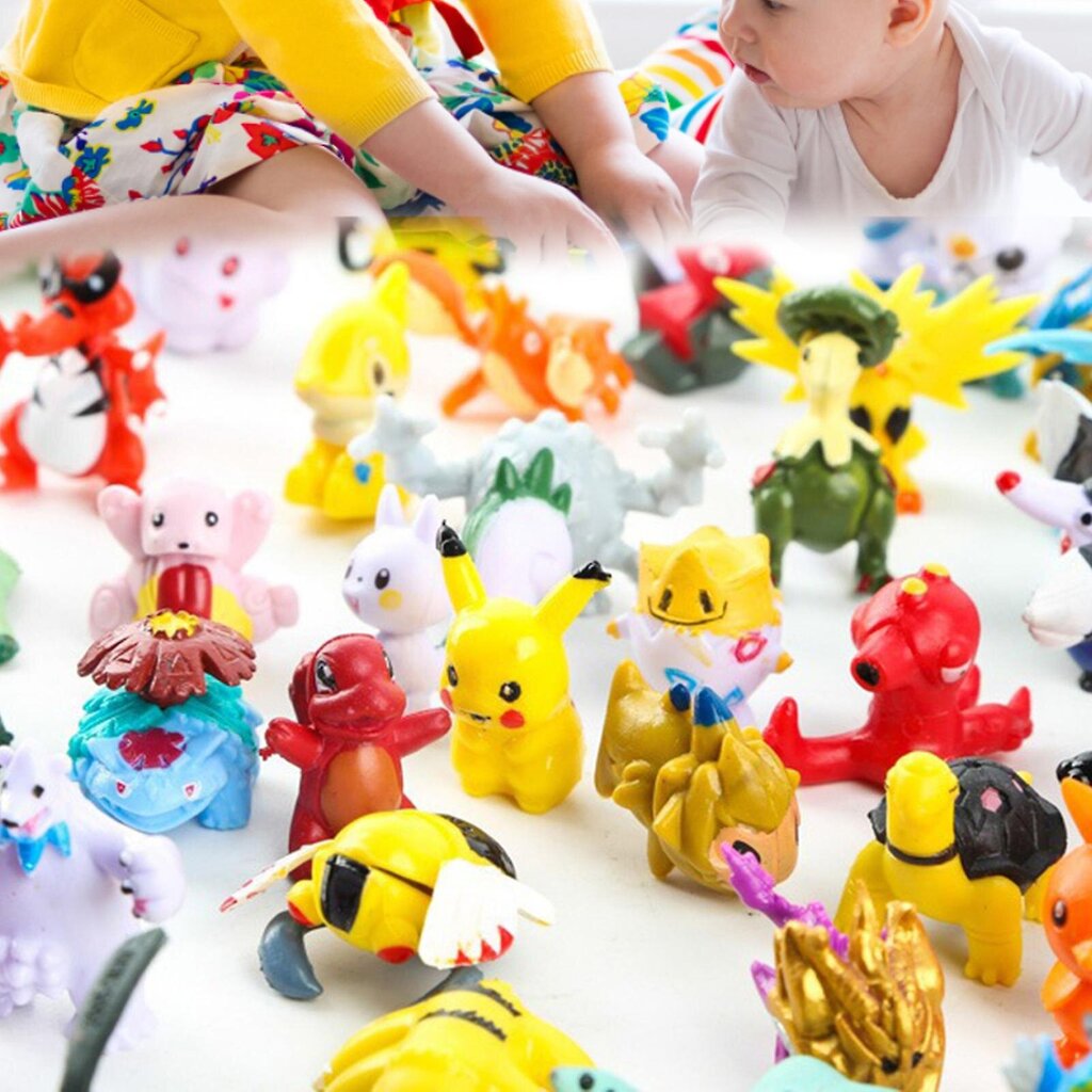 24 kpl Pokemons Figuuri Söpö Minihahmo PVC Sarjakuva Craft Solid Model Ornament Keräilykohde Japani Anime Pokemons Pikachus Psyduck Figuuri Malli To hinta ja tiedot | Pehmolelut | hobbyhall.fi