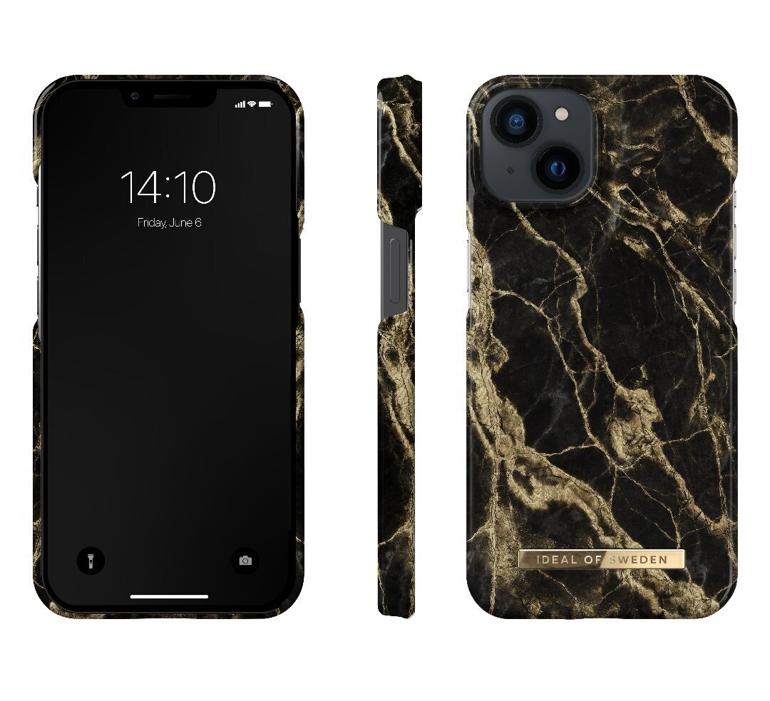 Apple iPhone 13 suojakuori IDeal of Sweden , Golden Smoke Marble hinta ja tiedot | Puhelimen kuoret ja kotelot | hobbyhall.fi