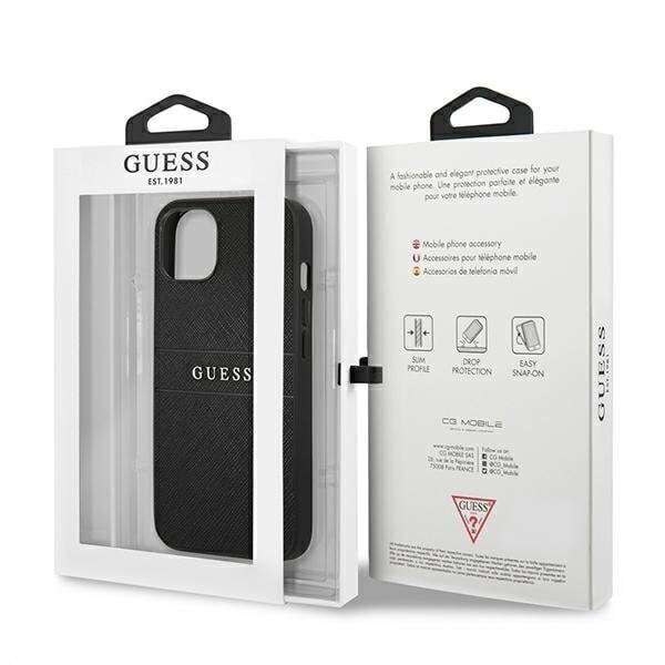 Guess Suojakuori iPhone 13 Mini -puhelimelle, musta hinta ja tiedot | Puhelimen kuoret ja kotelot | hobbyhall.fi