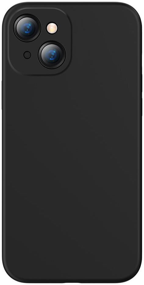 Puhelinkuori Baseus Liquid Silica Gel Apple iPhone 13 Pro musta ARYT000101 hinta ja tiedot | Puhelimen kuoret ja kotelot | hobbyhall.fi