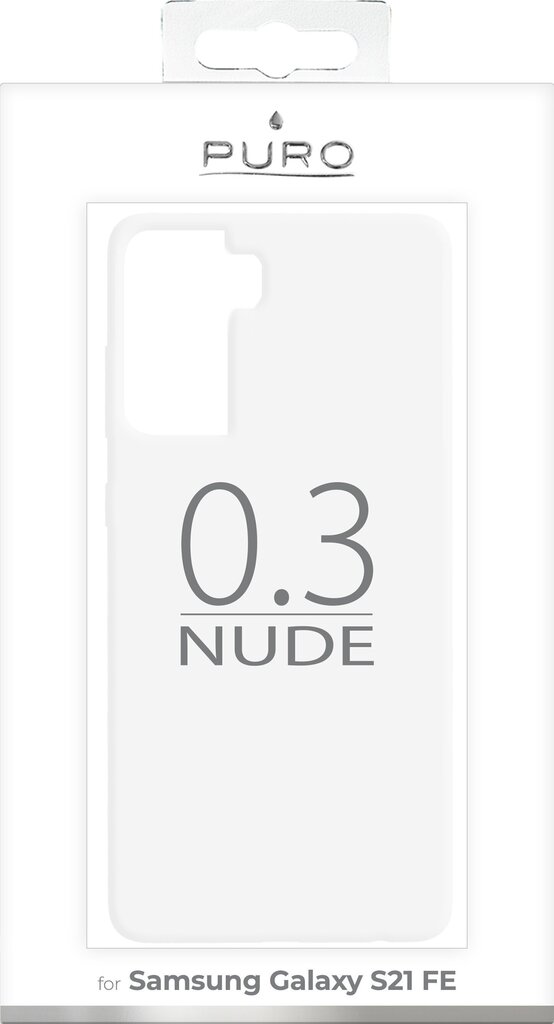 Puro 03 Nude, Samsung Galaxy S21 Fe, läpinäkyvä hinta ja tiedot | Puhelimen kuoret ja kotelot | hobbyhall.fi
