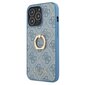 GUHCP13L4GMRBL Guess PU 4G Ring Case, iPhone 13 Pro, Blue hinta ja tiedot | Puhelimen kuoret ja kotelot | hobbyhall.fi