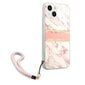 GUHCP13MKMABPI Guess TPU Marble Stripe Case iPhone 13 Pink hinta ja tiedot | Puhelimen kuoret ja kotelot | hobbyhall.fi