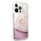 GUHCP13XLG4GPI Guess TPU Big 4G Liquid Glitter Pink Case iPhone 13 Pro Max Transparentille hinta ja tiedot | Puhelimen kuoret ja kotelot | hobbyhall.fi