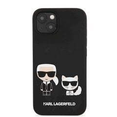 Karl Lagerfeld ja Choupette Liquid Silicone Case for iPhone 13 mini Red hinta ja tiedot | Puhelimen kuoret ja kotelot | hobbyhall.fi