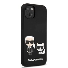 Karl Lagerfeld ja Choupette Liquid Silicone Case for iPhone 13 mini Red hinta ja tiedot | Puhelimen kuoret ja kotelot | hobbyhall.fi