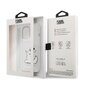 KLHCP13XCFNRC Karl Lagerfeld PC / TPU Choupette Eat Case iPhone 13 Pro Max läpinäkyvä hinta ja tiedot | Puhelimen kuoret ja kotelot | hobbyhall.fi