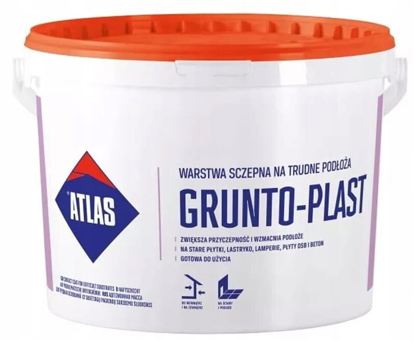 Atlas Grunto Plast liimakerros 5 kg hinta ja tiedot | Maalaustarvikkeet | hobbyhall.fi