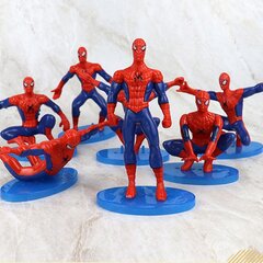 7 kpl Spiderman Supersankari Toimintafiguuriset Pöytäkoriste Hämähäkkimies-teemainen syntymäpäiväjuhlien koristelutarvikkeet Kakunpäälliset Minihahmot hinta ja tiedot | Pehmolelut | hobbyhall.fi