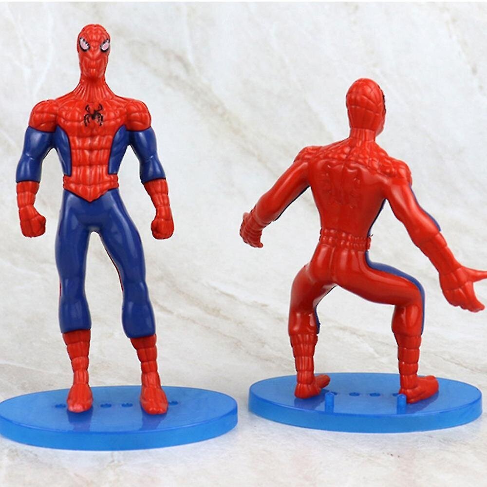 7 kpl Spiderman Supersankari Toimintafiguuriset Pöytäkoriste Hämähäkkimies-teemainen syntymäpäiväjuhlien koristelutarvikkeet Kakunpäälliset Minihahmot hinta ja tiedot | Pehmolelut | hobbyhall.fi