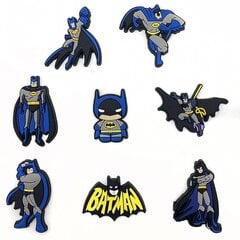 8 kpl Supersankari Batman The Dark Knight Kengät Korut Crocsille Puukengät Sandaalit Sisustus Koristeet Asusteet Lahjat hinta ja tiedot | Koristeet ja tarrat | hobbyhall.fi