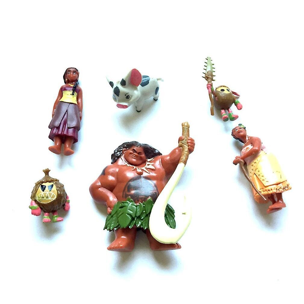 12kpl Moana Figuurilelumalli hinta ja tiedot | Pehmolelut | hobbyhall.fi