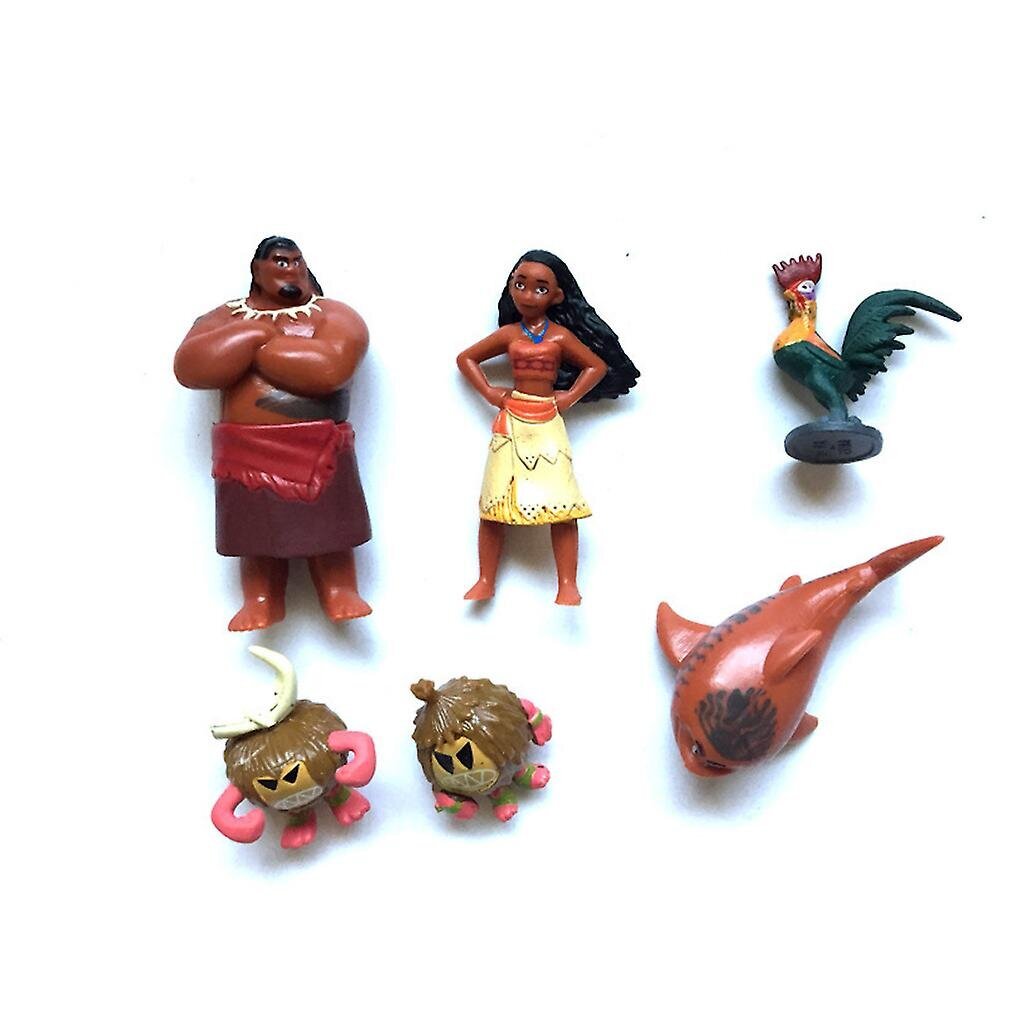 12kpl Moana Figuurilelumalli hinta ja tiedot | Pehmolelut | hobbyhall.fi