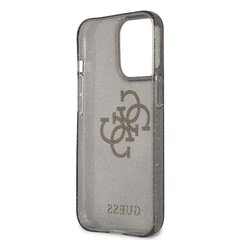 GUHCP13LPCUGL4GBK Guess TPU Big 4G Full Glitter Case iPhone 13 Pro Musta hinta ja tiedot | Puhelimen kuoret ja kotelot | hobbyhall.fi