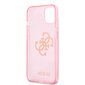 GUHCP13SPCUGL4GPI Guess TPU Big 4G Full Glitter Case iPhone 13 Mini Pinkki hinta ja tiedot | Puhelimen kuoret ja kotelot | hobbyhall.fi