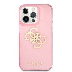 GUHCP13LPCUGL4GPI Guess TPU Big 4G Full Glitter Case iPhone 13 Pro Pinkki hinta ja tiedot | Puhelimen kuoret ja kotelot | hobbyhall.fi
