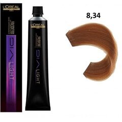 Ammattimainen hiusväri L'oreal Professionnel Dia Light, 8.34 Light Gold Copper Blonde, 50 ml hinta ja tiedot | Hiusvärit | hobbyhall.fi