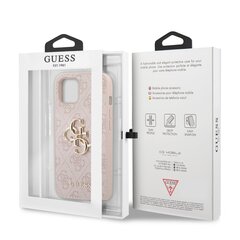 GUHCP13M4GMGPI Guess PU 4G Metal Logo Case for iPhone 13 Pink hinta ja tiedot | Puhelimen kuoret ja kotelot | hobbyhall.fi