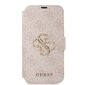 GUBKP13M4GMGPI Guess PU 4G Metal Logo Book Case for iPhone 13 Pink hinta ja tiedot | Puhelimen kuoret ja kotelot | hobbyhall.fi