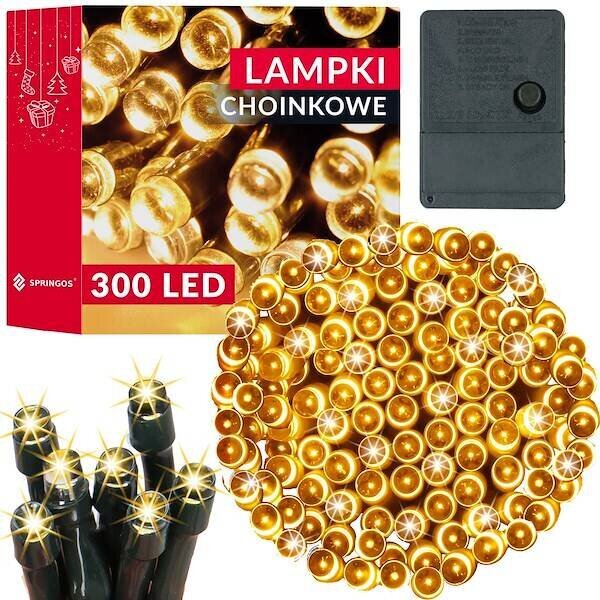 Jouluvalot Springos CL0336 300 Led, 21.5 m hinta ja tiedot | Jouluvalot | hobbyhall.fi