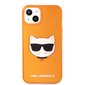 KLHCP13SCHTRO Suojakotelo Karl Lagerfeld TPU Choupette Head Case iPhone 13 mini Fluo Orange:lle hinta ja tiedot | Puhelimen kuoret ja kotelot | hobbyhall.fi