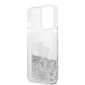 KLHCP13XGCFS Karl Lagerfeld Liquid Glitter Choupette Eat Case iPhone 13 Pro Max Hopea. hinta ja tiedot | Puhelimen kuoret ja kotelot | hobbyhall.fi
