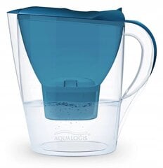 Vedensuodatinkuppi Aqualogis Harmony blue 2,6L hinta ja tiedot | Veden suodatinkannut ja suodattimet | hobbyhall.fi